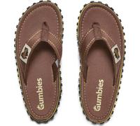 Gumbies Classic - Flip Flops aus recycelten Materialien - robuste Sohle aus wiederverwerteten Autoreifen, ergonomisches Fußbett - Brown, 36