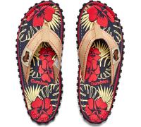 Gumbies Zehentrenner | Modell Original | Farbe Denim Hibiscus | Gr. 46