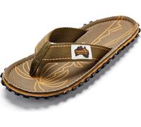 Gumbies Original Herren Flip Flops palm leaf khaki 45 palm leaf khaki 45