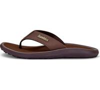Gumbies Noosa Unisex-Flip-Flop, mit Fußgewölbeunterstützung, superweicher Bürste, EVA-Fußbett, weicher Baumwollriemen und recycelter Gummisohle, Komfort garantiert, Braun, 8 Women/7 Men