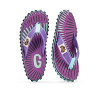 Gumbies Zehensandalen Original Flip Flops Blueberry Burst violett Damen, Größe Euro (US) 38