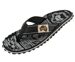 Gumbies Zehensandalen Original Flip Flops Midnight schwarz/grau Herren, Größe Euro (US) 38