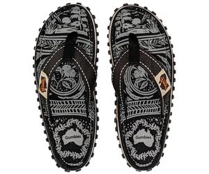 Gumbies Zehensandalen Original Flip Flops Midnight schwarz/grau Herren, Größe Euro (US) 41