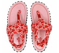 Gumbies Zehentrenner in Übergrößen Rosa 2609 Candy Hearts große Damenschuhe, Größe:42