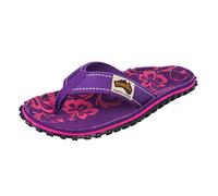Gumbies Zehentrenner | Modell Original | Farbe Purple Hibiscus | Gr. 37