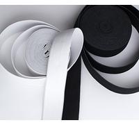 Gummiband 3 m Kleidung und Haushalt DIY Handwerk 3 Meter, 4 cm Breit in Schwarz oder Weis (Weis)