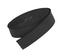 Gummiband Nähen 25mm Breit Schwarz - Breites Gummiband & Gummibänder zum Nähen für Hosenbund, Röcke & Perücken - Hosengummi Elastisches Band 6 Meter - Elastic Band 2,5 cm DIY Nähzubehör