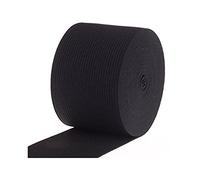Gummiband Schwarzes, Elastisches Band für Nähen und DIY Basteln (5M x 60MM)