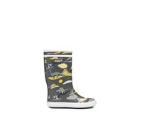 Aigle - Kid's Lolly Pop Play2 - Gummistiefel, Gr. 24, grau (Dino)