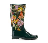 Gummistiefel AIGLE "Venise Print", Damen, Gr. 35, grün (kew garden 2), Obermaterial: 100% Naturkautschuk NaRubber., Schuhe Gummistiefel (27229523-35) kew garden 2
