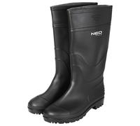 NEO TOOLS Gummistiefel - Gumischtifel unisex Wasserdicht Rain Boots Gartenstiefel Atmungsaktiv Gummistiefeletten Wasserdichter Angelstiefel Schwarz - 39-46