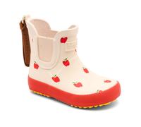 Gummistiefel BISGAARD "baby rubber", Mädchen, Gr. 28, apple, Naturkautschuk, gemustert, Schuhe Gummistiefel, Babyschuh mit Stretcheinsatz, Größenschablone zum Download (65908949-28) apple