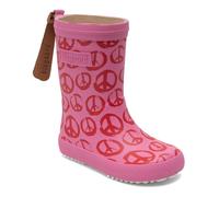 Bisgaard Fashion Rain Boot, Peace on Earth Pinky, 27 EU