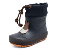 Gummistiefel BISGAARD "miffy x bisgaard thermo rubber", Mädchen, Gr. 28, blau (schwarz navy), Gummi, Schuhe Gummistiefel, Boots mit süßem Hasen-Motiv, Größenschablone zum Download (17307166-28)