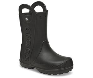Gummistiefel CROCS "Handle It Rain Boot", Damen, Gr. 37, schwarz, Croslite™, Schuhe Gummistiefel, Regenstiefel, Kinderstiefel mit praktischen Tragegriffen (21321262-37)
