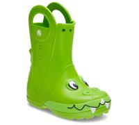 Gummistiefel CROCS "Toddler Handle It Duke Rain Boot", Mädchen, Gr. 24, grün, Croslite™, Schuhe Gummistiefel, Regenstiefel, Matschstiefel mit Krokodil-Motiv (41977861-24) grün