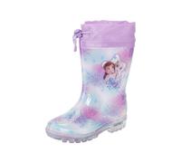 Gummistiefel DISNEY "FROZEN", Mädchen, Gr. 26, lila, Synthetik, Schuhe Gummistiefel, mit cooler Blinkfunktion (54219836-26) lila