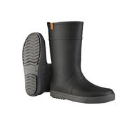 Gummistiefel DUNLOP "Amsterdammer", Damen, Gr. 37, schwarz, Obermaterial: 100% Textilmaterial TEXMAT., Schuhe Gummistiefel (27572346-37) schwarz