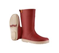 Gummistiefel DUNLOP "Amsterdammer", Damen, Gr. 40, rot (dunkelrot), Obermaterial: 100% Textilmaterial TEXMAT., Schuhe Gummistiefel (13109260-40) dunkelrot