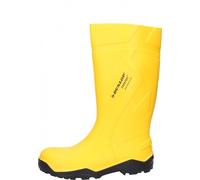 Sicherheitsstiefel DUNLOP "Purofort+ full safety" Gr. 42, gelb, 42, Obermaterial: 100% Textilmaterial TEXMAT., Schuhe (57236358-42) gelb