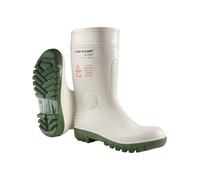 Gummistiefel DUNLOP "Sicherheitsstiefel A571411 Acifort safety High Voltage", Damen, Gr. 41, weiß (weiß, grün), Obermaterial: 100% Textilmaterial TEXMAT., Schuhe Gummistiefel (76485012-41) weiß, grün