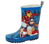 Gummistiefel für Kinder, 2D-Motiv: Marvel/Avengers, Superhelden, für Schnee, Regenstiefel, Blau - blau - Größe: 31 EU