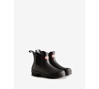 Hunter - Women's Original Chelsea - Gummistiefel, Gr. 37, schwarz/grau (Black)