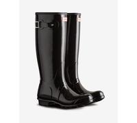 Gummistiefel HUNTER "ORIGINAL TALL GLOSS BOOT", Damen, Gr. 38, schwarz, Synthetik, glänzend, Schuhe Gummistiefel, wasserdicht (75940045-38) schwarz