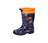 Lico Gummistiefel Powerlight W Blinky Unisex-Kinder Marine/Orange Gr. 29 EU