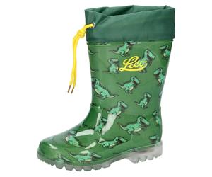 Gummistiefel LICO "Stiefel Power Blinky", Kinder, Gr. 34, grün, Synthetik, Schuhe Gummistiefel (33298306-34) grün