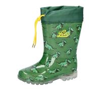 Lico Jungen Power Blinky Gummistiefel, Grün Gelb, 35 EU