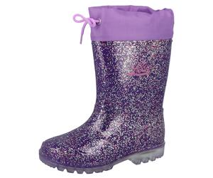 Gummistiefel LICO "Stiefel Powerlight W Blinky", Mädchen, Gr. 29, lila, Synthetik, Schuhe Gummistiefel (94303323-29) lila