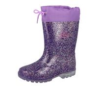 LICO Powerlight Blinky Gummistiefel - Mädchen - lila/pink/silber in Größe 32