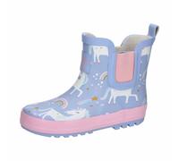 Lico Jungen Unisex Kinder Samira Gummistiefel, Blau/Rosa, 26 EU