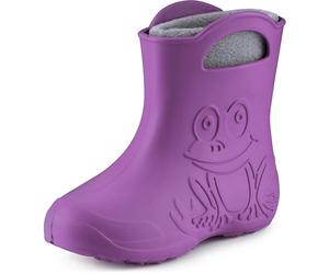 Gummistiefel mit herausnehmbares Innenfutter LA-CA-03 Lilla/Grau 26/27 26/27 Lilla/Grau