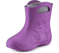 Gummistiefel mit herausnehmbares Innenfutter LA-CA-03 Lilla/Grau 30/31 30/31 Lilla/Grau
