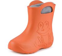 Gummistiefel mit herausnehmbares Innenfutter LA-CA-03 Orange/Grau 32/33 32/33 Orange/Grau