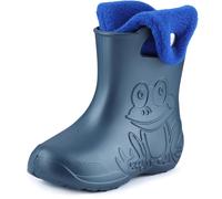 Gummistiefel mit herausnehmbares Innenfutter LA-CA-04 Metallisches Blau/Marineblau-2 34/35 34/35 Metallisches Blau/Marineblau-2