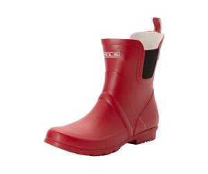 Gummistiefel MOLS "SUBURBS W RUBBER BOOT", Damen, Gr. 38, rot (haute rot (d)), Gummi, Schuhe Gummistiefel, wasserdicht (25088045-38) haute rot (d)