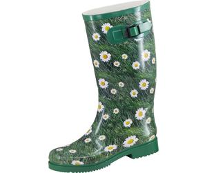 Gummistiefel SALIHA "Wiebke", Damen, Gr. 36, grün, multi, Obermaterial: 100% Naturkautschuk NaRubber., Schuhe Gummistiefel (31509831-36) grün, multi