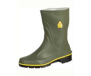 Gummistiefel SPIRALE "Rontani Nitril-Stiefel kurz", Damen, Gr. 40, grün (oliv), Obermaterial: 100% Polyester PES., Schuhe Gummistiefel (12492215-40) oliv