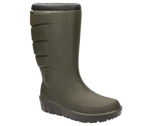 Gummistiefel SPIRALE "Thermic Plus", Herren, Gr. 44, grün (oliv), Obermaterial: 100% Polyurethan PU., Schuhe Gummistiefel (46914429-44) oliv