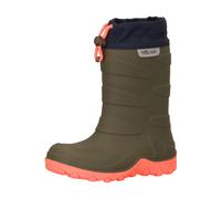 Gummistiefel TROLLKIDS "KIDS TORSVAG THERMO WINTER RUBBER BOOTS", Mädchen, Gr. 36, Fleece, deep forest, navy, vivid orange, Gummi, Schuhe Gummistiefel, Winterstiefel,gefüttert, wasserdicht (72241605-3