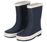 Gummistiefel XQ FOOTWEAR "KINDER STIEFEL", Mädchen, Gr. 27/28, blau (navy), Obermaterial: 100% Gummi, unifarben, Schuhe Gummistiefel, Wasserdichte Regenstiefel mit herausnehmbarer Sohle (33702012-27)