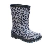 Gummistiefel ZIGZAG "Cenerki kids", Mädchen, Gr. 24, pink (pink, schwarz), Gummi, Schuhe Gummistiefel, mit warmer Fütterung (42058059-24) pink, schwarz