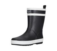 Gummistiefel ZIGZAG, Mädchen, Gr. 26, schwarz-weiß (schwarz, weiß), Gummi, Schuhe Gummistiefel, aus hochwertigem Naturkautschuk (72378438-26) schwarz, weiß