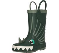 Gummistiefel ZIGZAG "Rook", Mädchen, Gr. 34, grün, Gummi, Schuhe Gummistiefel, im einzigartigen Design mit Anziehhilfen (52700401-34) grün