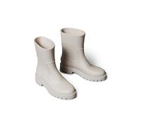 Gummistiefelette CALVIN KLEIN JEANS "MID RAINBOOT RUBBER", Damen, Gr. 39, hellgrau, Gummi, unifarben, Schuhe, Rainboots, Stiefelette, mit Logoschriftzug (59842560-39) hellgrau