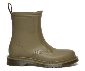 Gummistiefelette DR. MARTENS "1460 Rain", Damen, Gr. 43, grün (oliv), Synthetik, Schuhe (51423649-43) oliv
