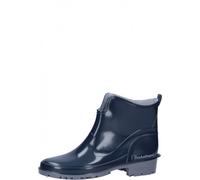 Gummistiefelette - ELKE - blaue, preiswerte Damen Stiefelette in praktischer Kurzform 39